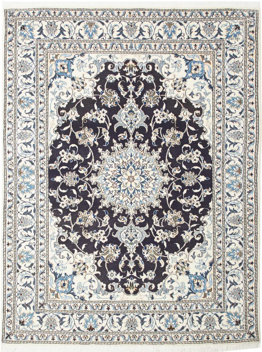 Tapis persan Naïn 201x151 201x151, Tapis persan Noué à la main