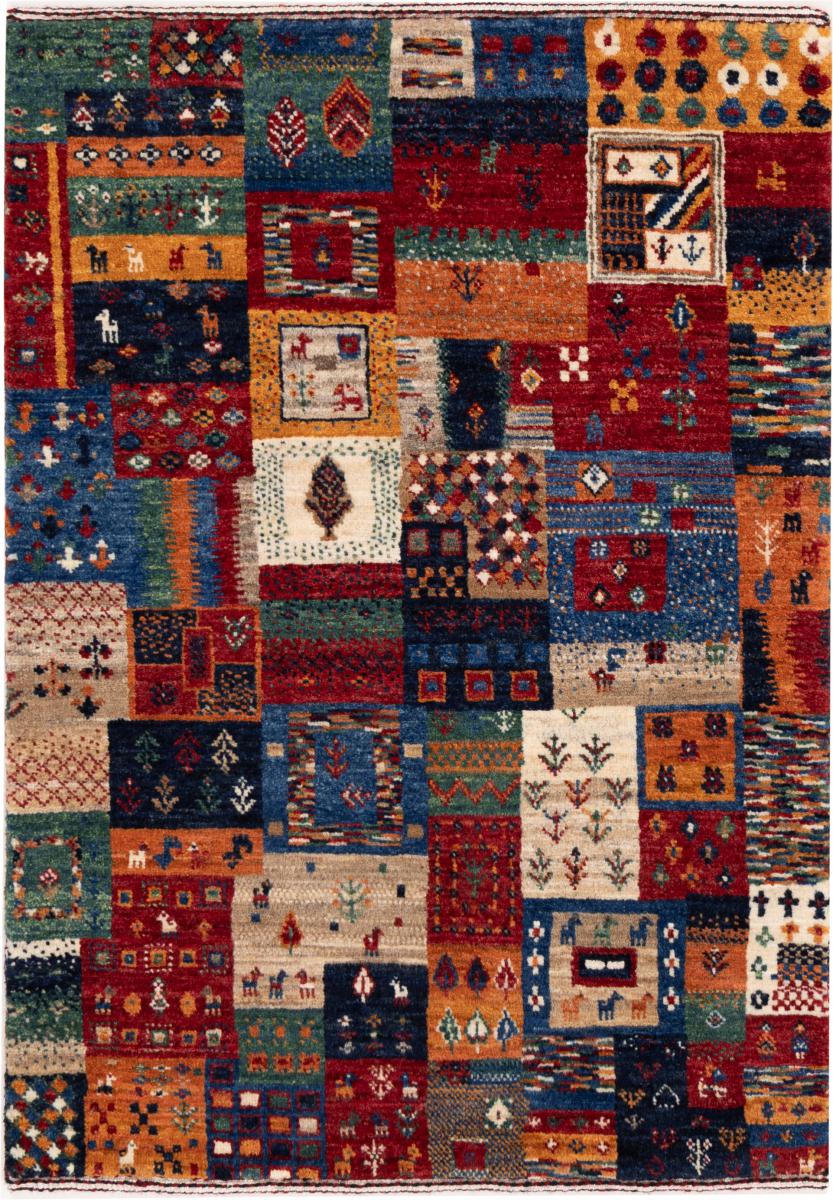 Perzisch tapijt Perzisch Gabbeh Loribaft Nowbaft 89x63 89x63, Perzisch tapijt Handgeknoopte