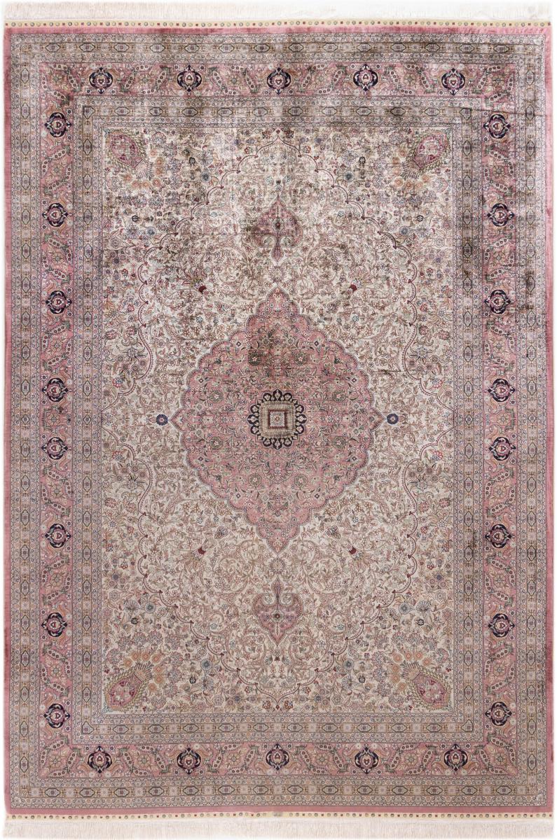  Hereke Silke 245x171 245x171, Persisk teppe Håndknyttet