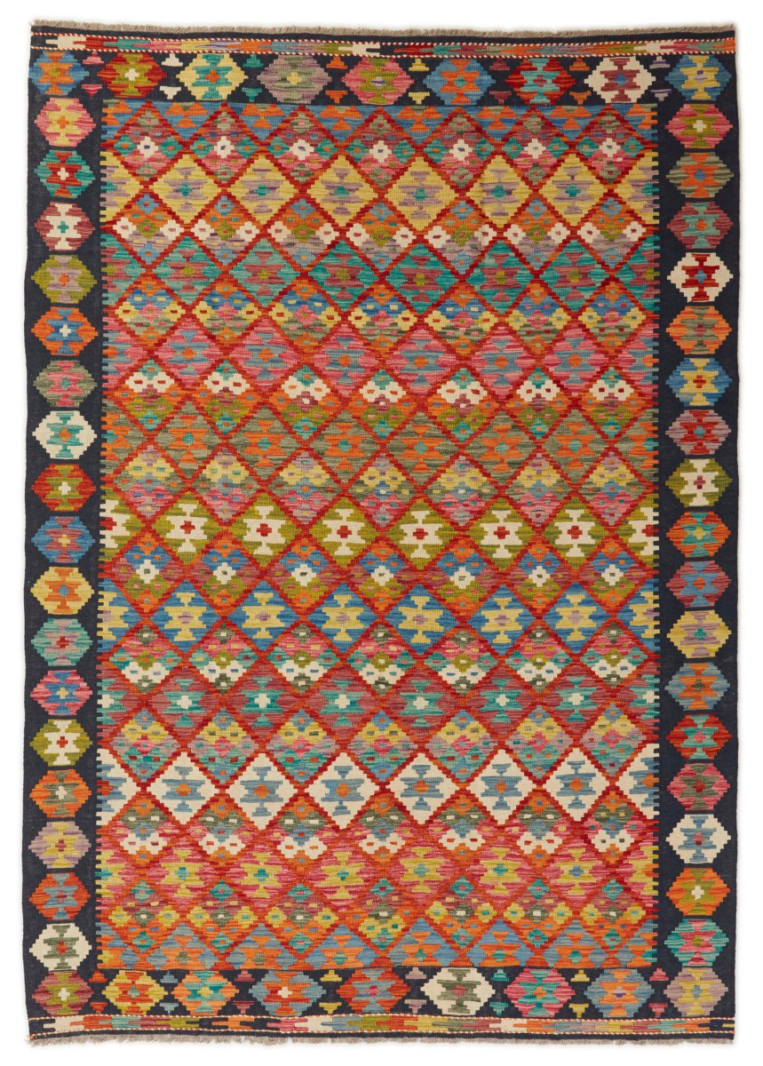 Afghaans tapijt Kilim Afghan 292x211 292x211, Perzisch tapijt Handgeweven