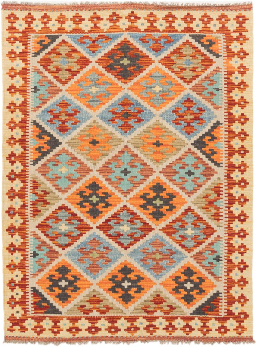 Tapete afegão Kilim Afegão 140x105 140x105, Tapete persa Tecido à mão