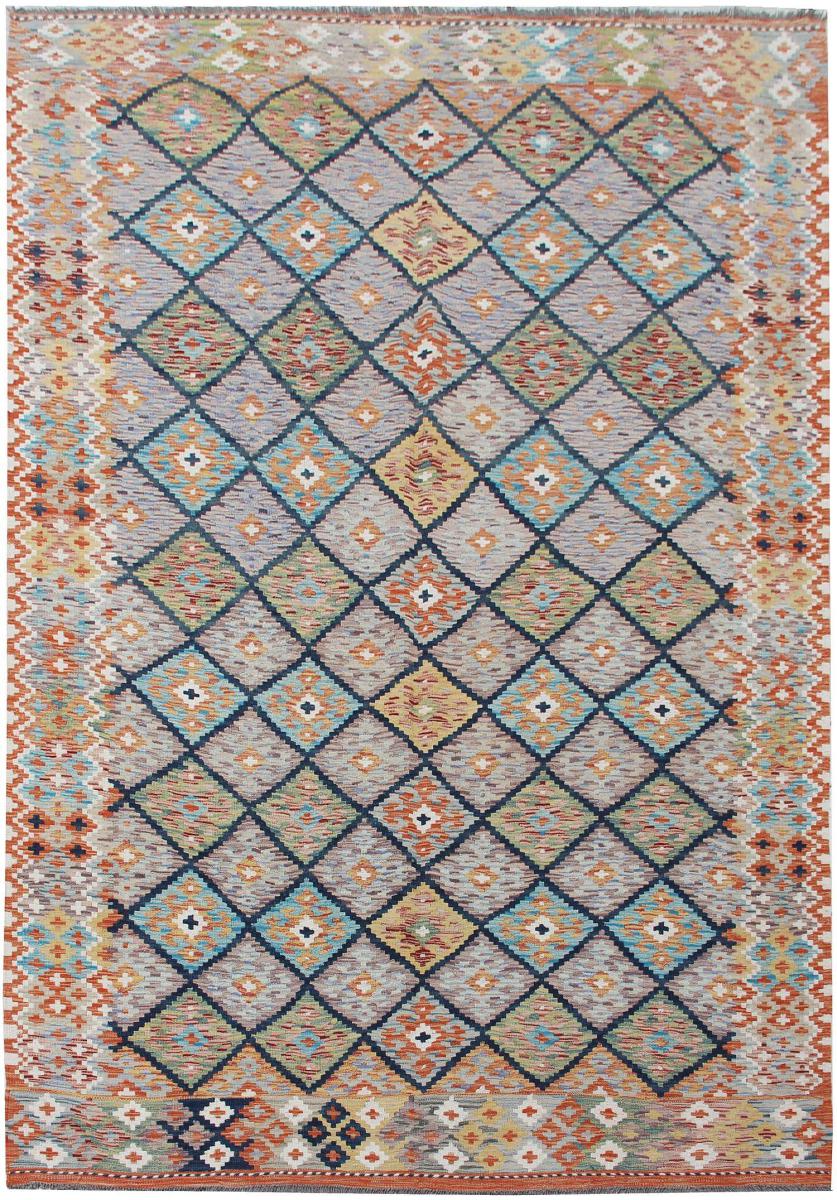 Tapete afegão Kilim Afegão 260x183 260x183, Tapete persa Tecido à mão