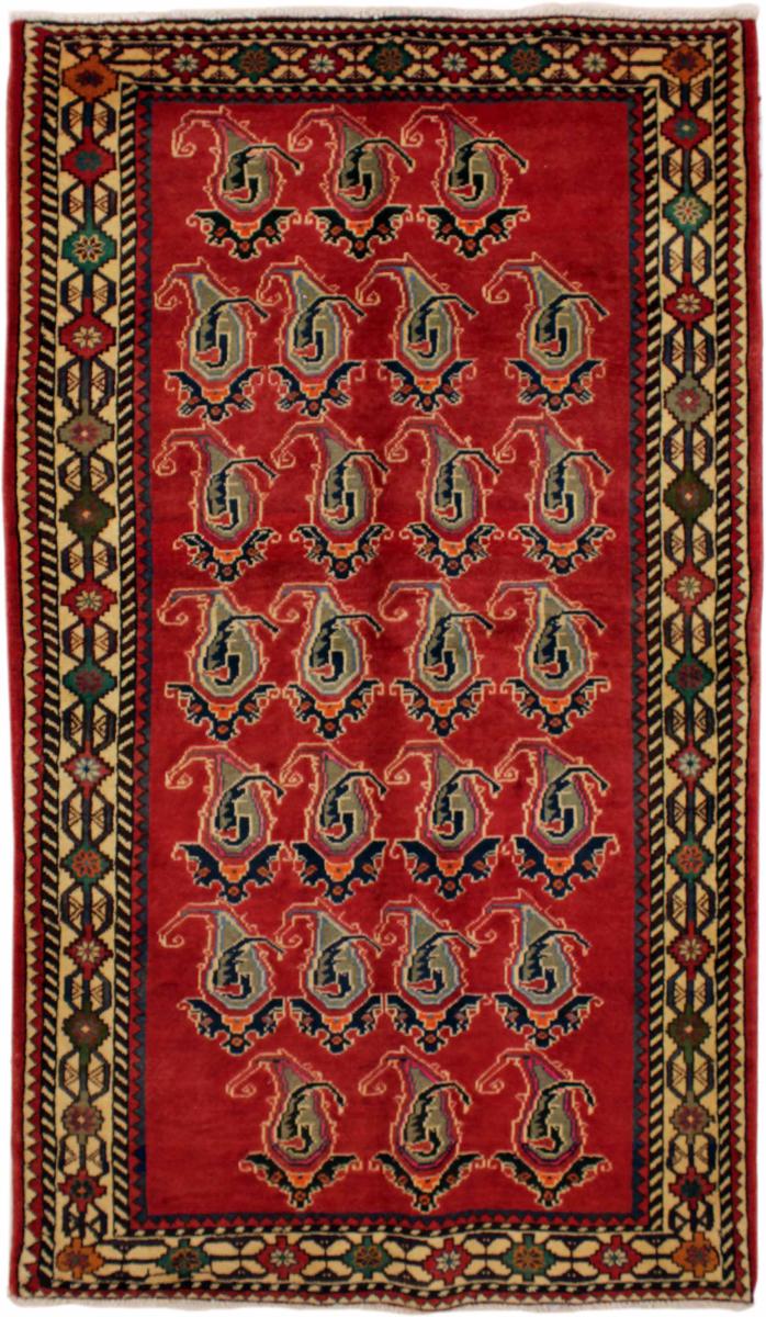 Persisk tæppe Shiraz 224x127 224x127, Persisk tæppe Knyttet i hånden