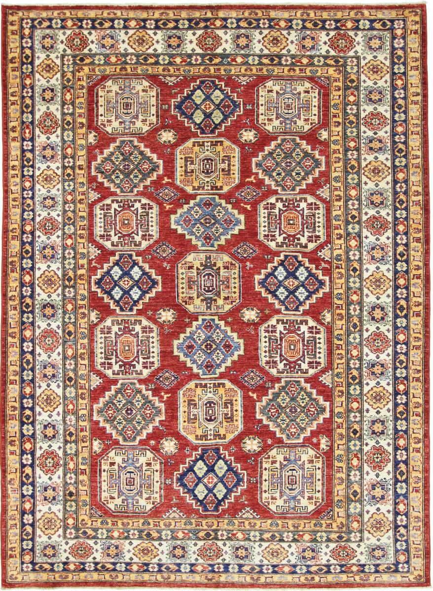 Afghansk tæppe Super Kazak 237x174 237x174, Persisk tæppe Knyttet i hånden