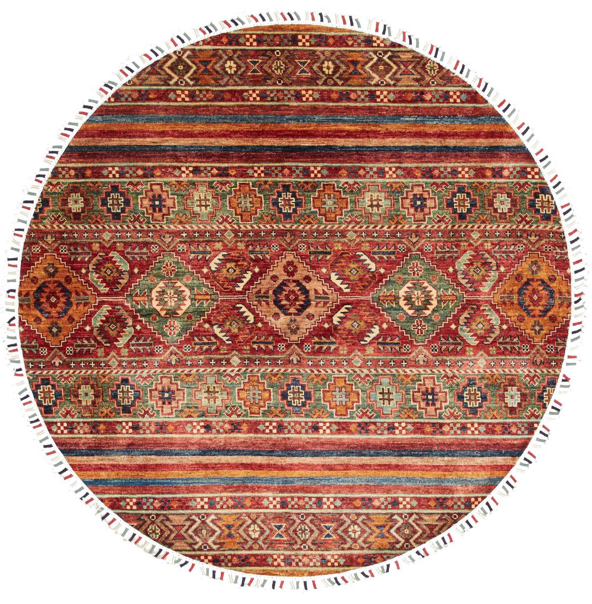 Tapis pakistanais Arijana Shaal 144x144 144x144, Tapis persan Noué à la main