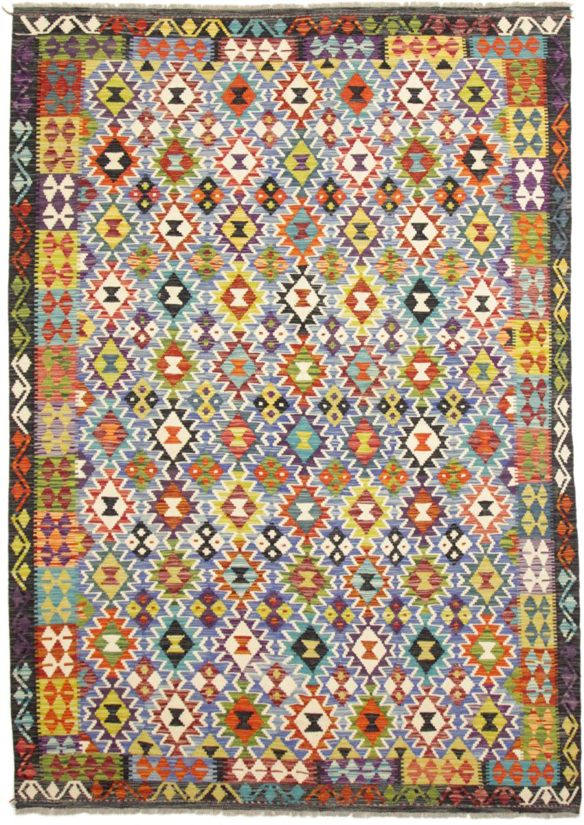 Afghansk matta Kelim Afghan 289x202 289x202, Persisk matta Handvävd