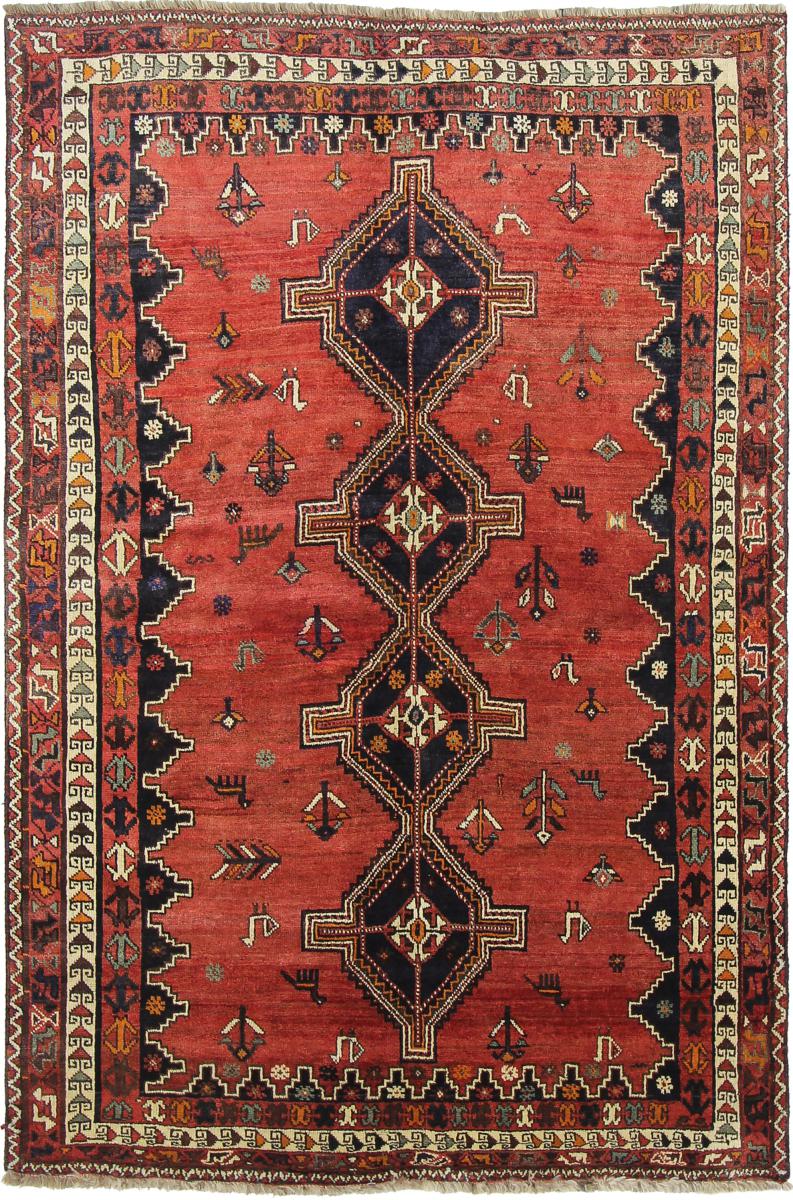 Persisk tæppe Ghashghai 256x166 256x166, Persisk tæppe Knyttet i hånden