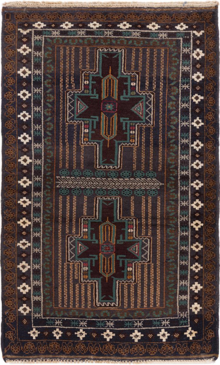 アフガンカーペット アフガン バルーチ 140x90 140x90,  ペルシャ絨毯 手織り