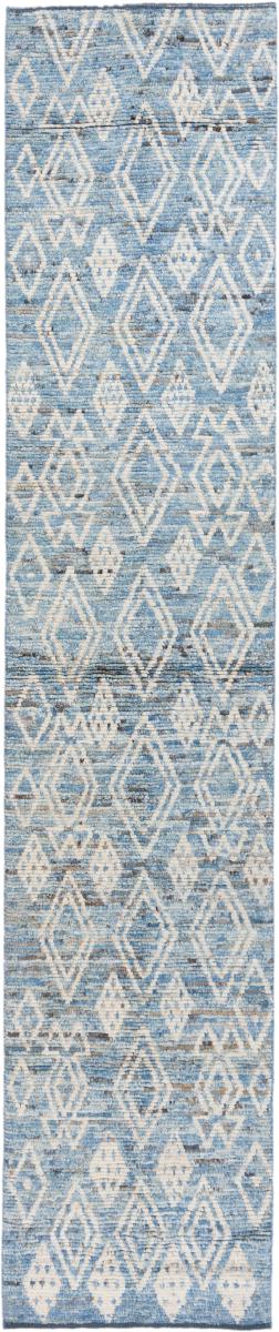 Afghan rug Berber Design 389x79 389x79, Persian Rug Knotted by hand