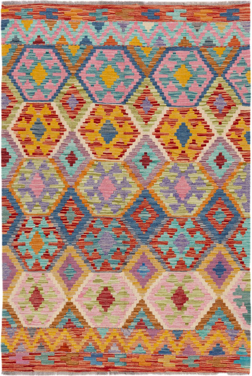 Afghanischer Teppich Kelim Afghan 176x120 176x120, Perserteppich Handgewebt