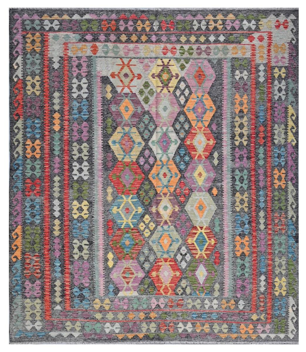 Afghanska mattan Kilim Afghan 286x252 286x252, Persisk matta handvävd 