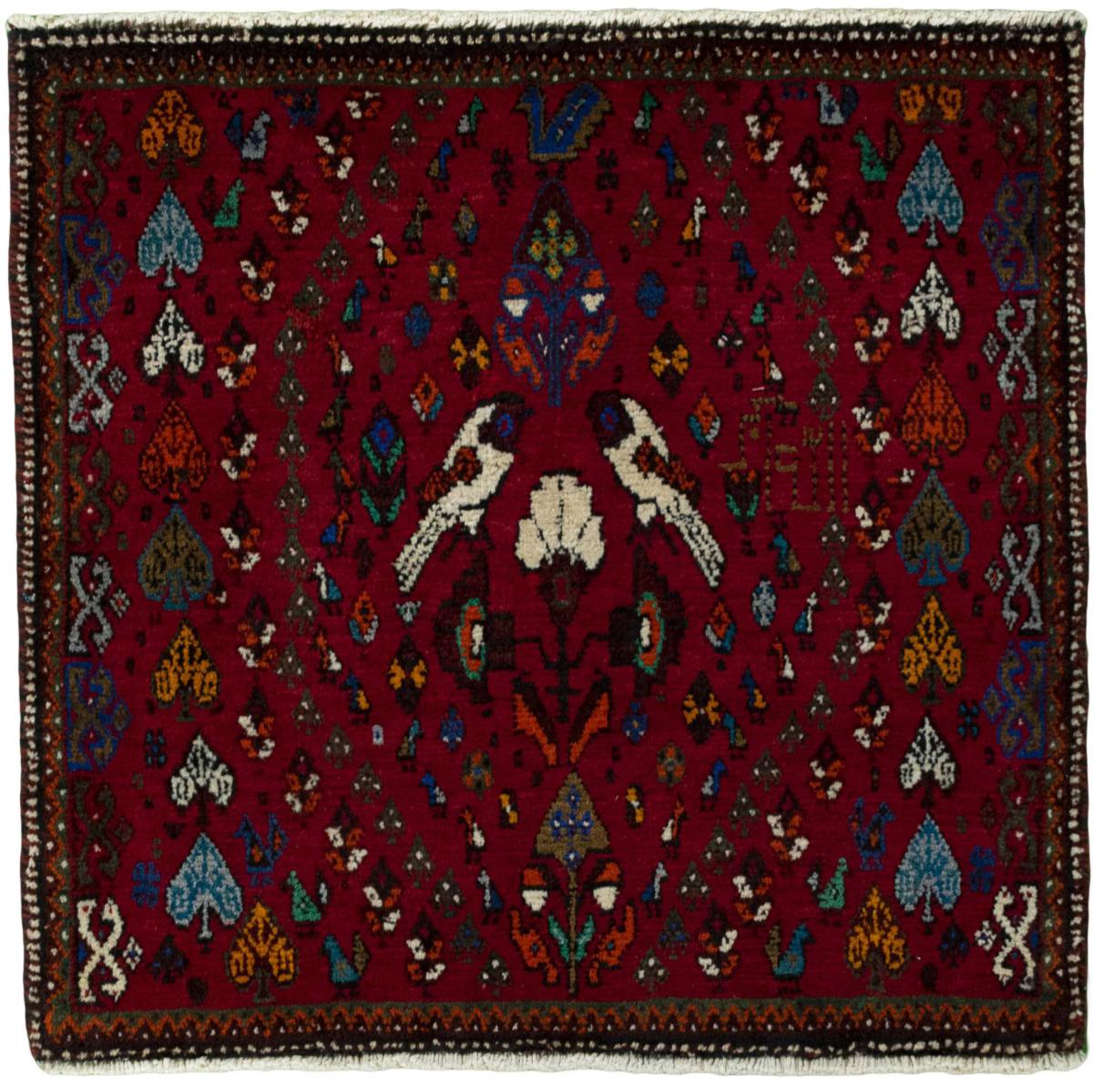 Persian Rug Shiraz 69x71 69x71, Persian Rug Knotted by hand