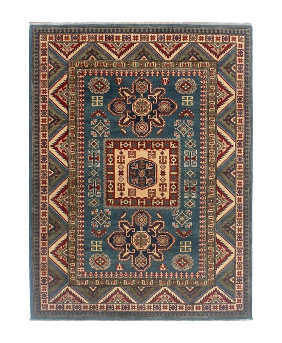 Afghaans tapijt Kazak Ghazni 195x151 195x151, Perzisch tapijt Handgeknoopte