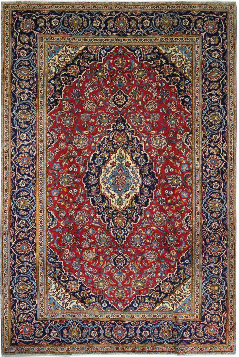 Tapis persan Kashan Ardekan 352x242 352x242, Tapis persan Noué à la main