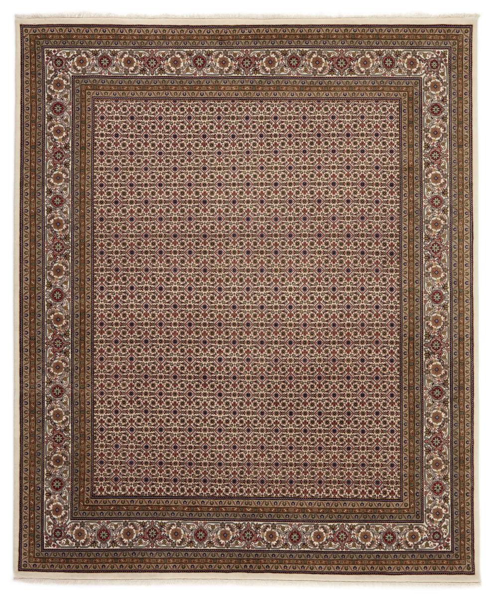 Tapete indiano Indo Tabriz 9'11"x8'4" 9'11"x8'4", Tapete persa Atado à mão