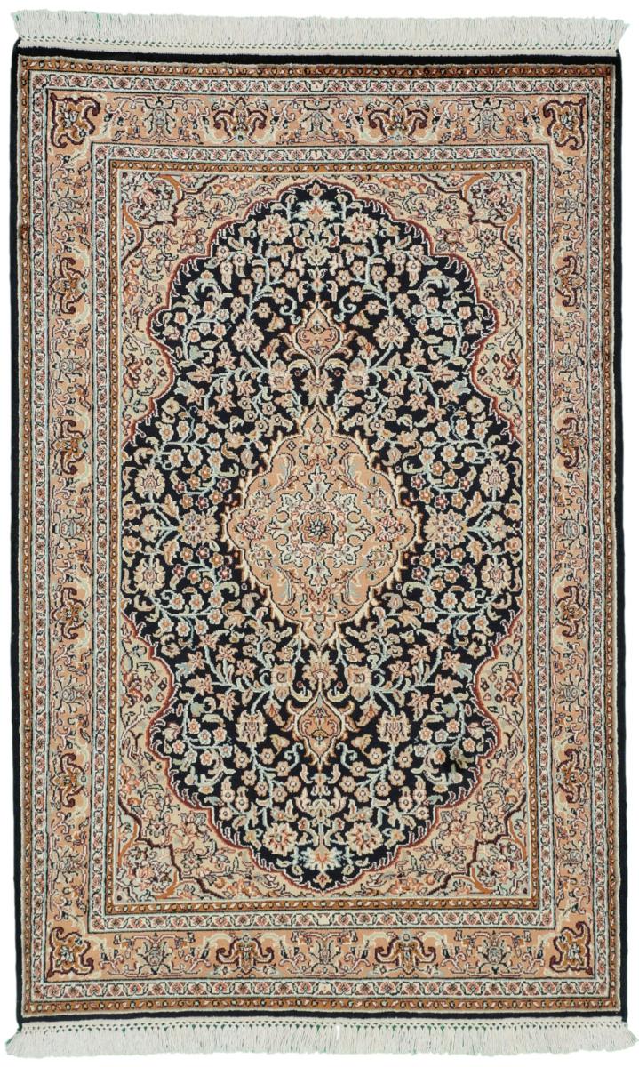 Tapis indien Cachemire Soie 122x78 122x78, Tapis persan Noué à la main