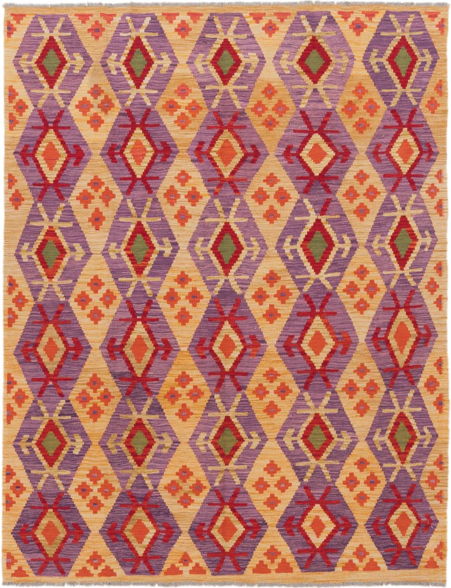 Tapete afegão Kilim Afegão 201x156 201x156, Tapete persa Tecido à mão