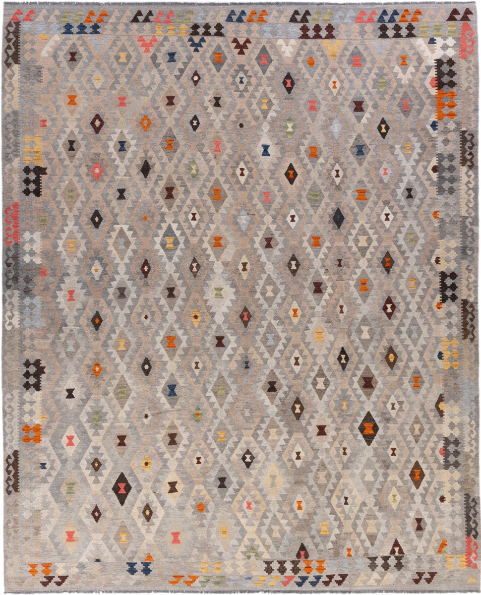 Tapis afghan Kilim Afghan 389x320 389x320, Tapis persan Tissé à la main