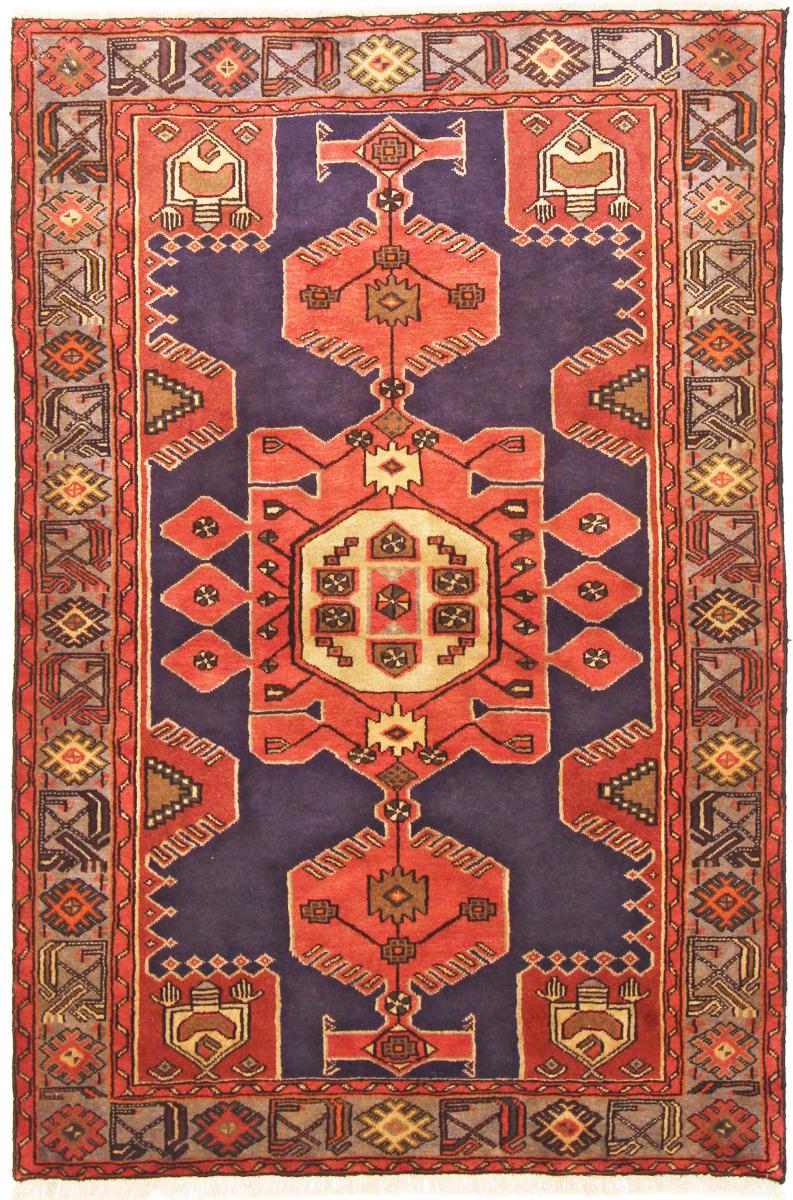 Tapete persa Kordi 195x129 195x129, Tapete persa Atado à mão