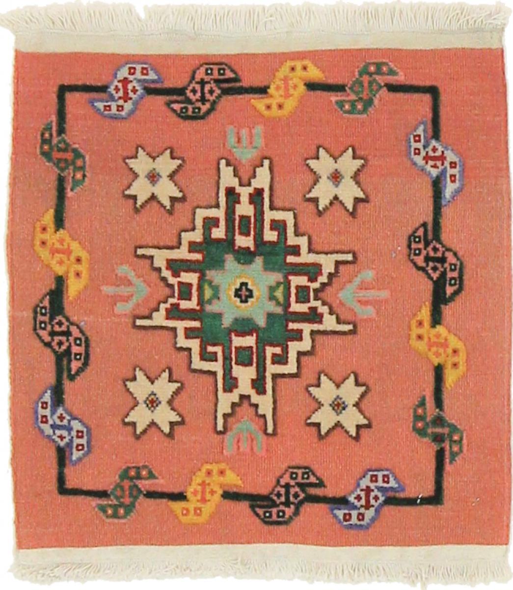 Persisk tæppe Kelim Fars 51x51 51x51, Persisk tæppe Håndvævet