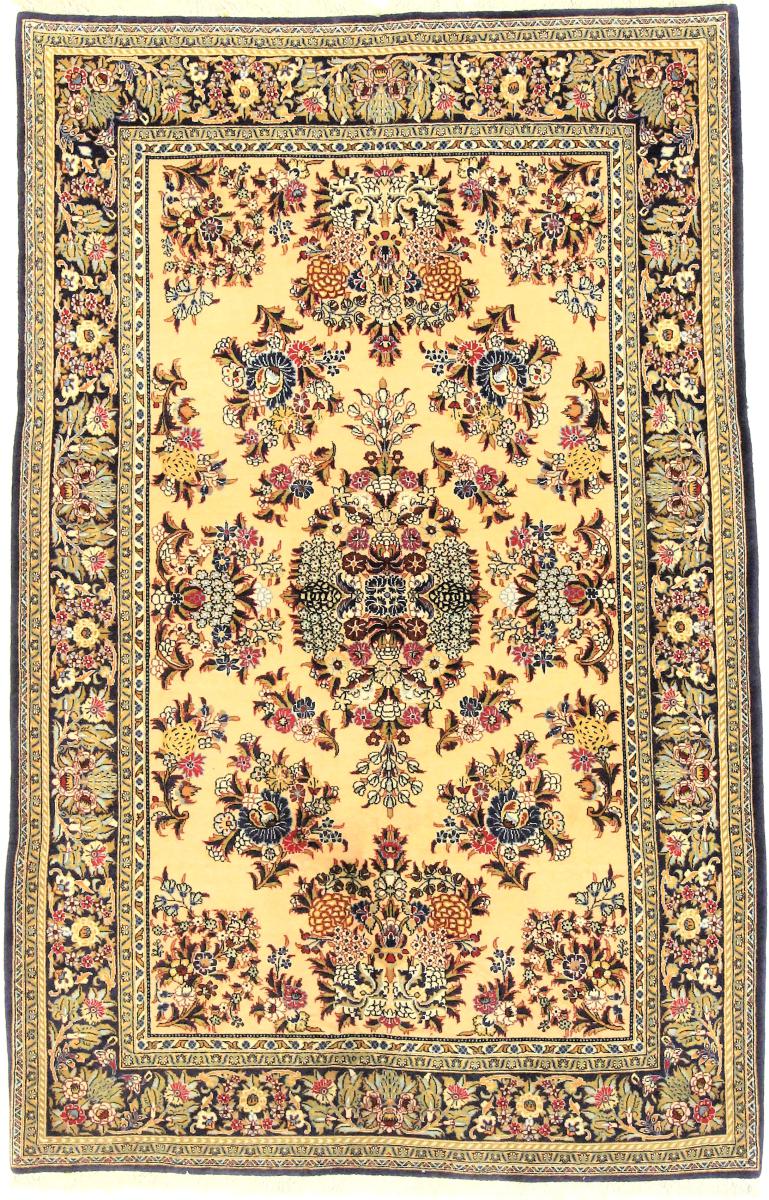 Persialainen matto Ghom 221x141 221x141, Persialainen matto Solmittu käsin