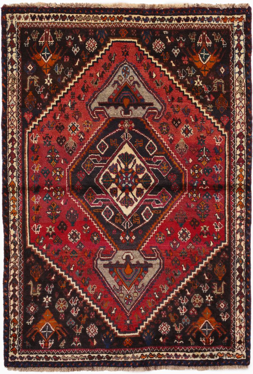 Persisk tæppe Shiraz 187x115 187x115, Persisk tæppe Knyttet i hånden