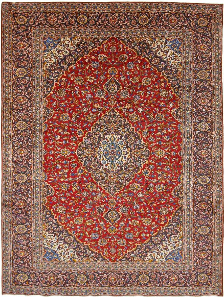 Perzsa szőnyeg Kashan 13'1"x9'11" 13'1"x9'11", Perzsa szőnyeg Kézzel csomózva