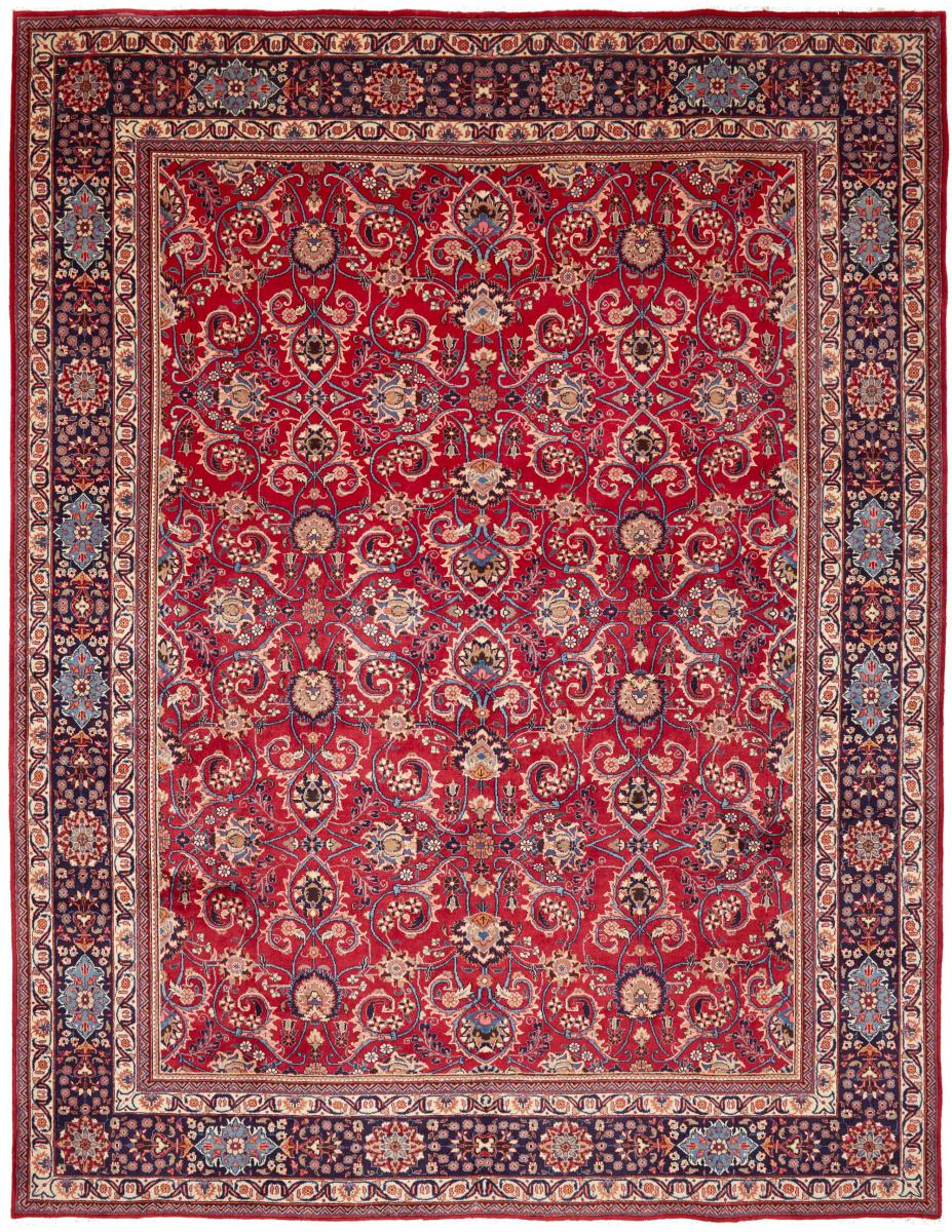 Persian Rug Mashhad 12'10"x9'9" 12'10"x9'9", Persian Rug Knotted by hand