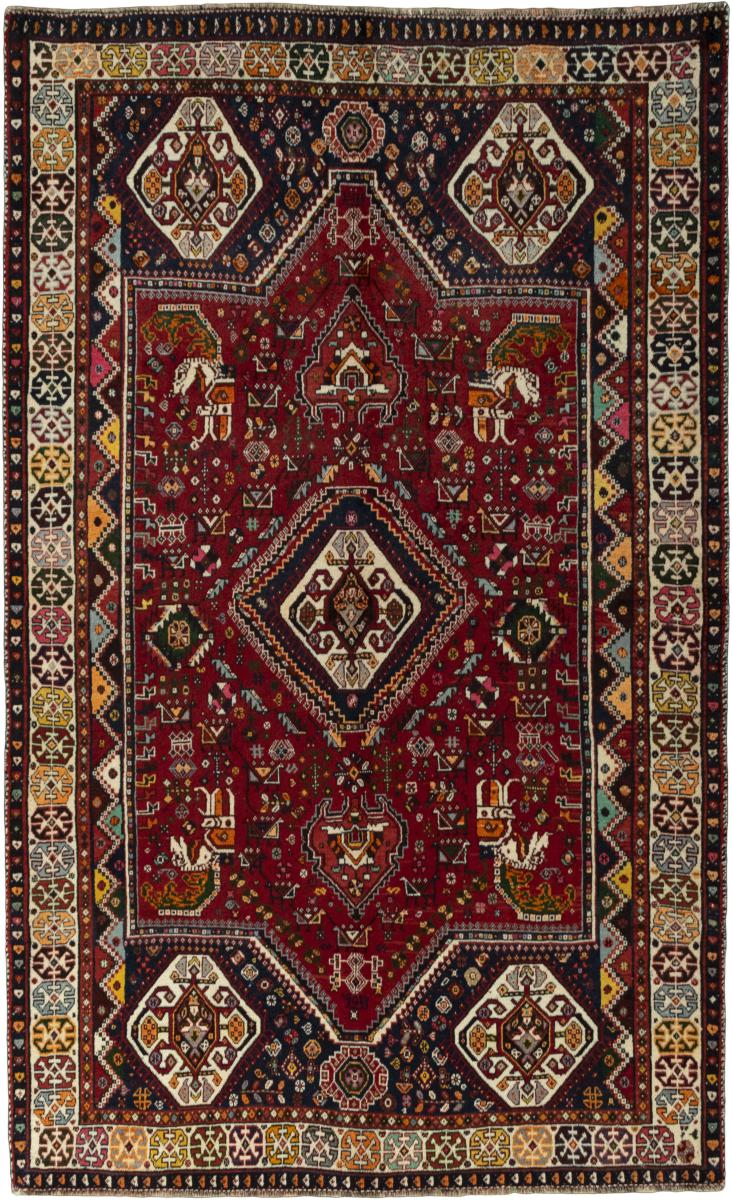 Perserteppich Shiraz 259x159 259x159, Perserteppich Handgeknüpft