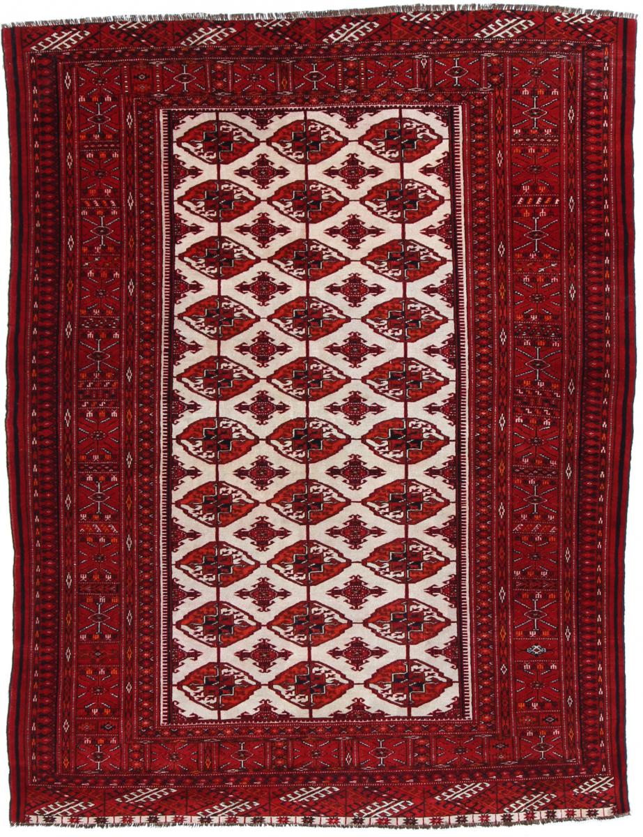 Afghan rug Yamut 177x136 177x136, Persian Rug Knotted by hand