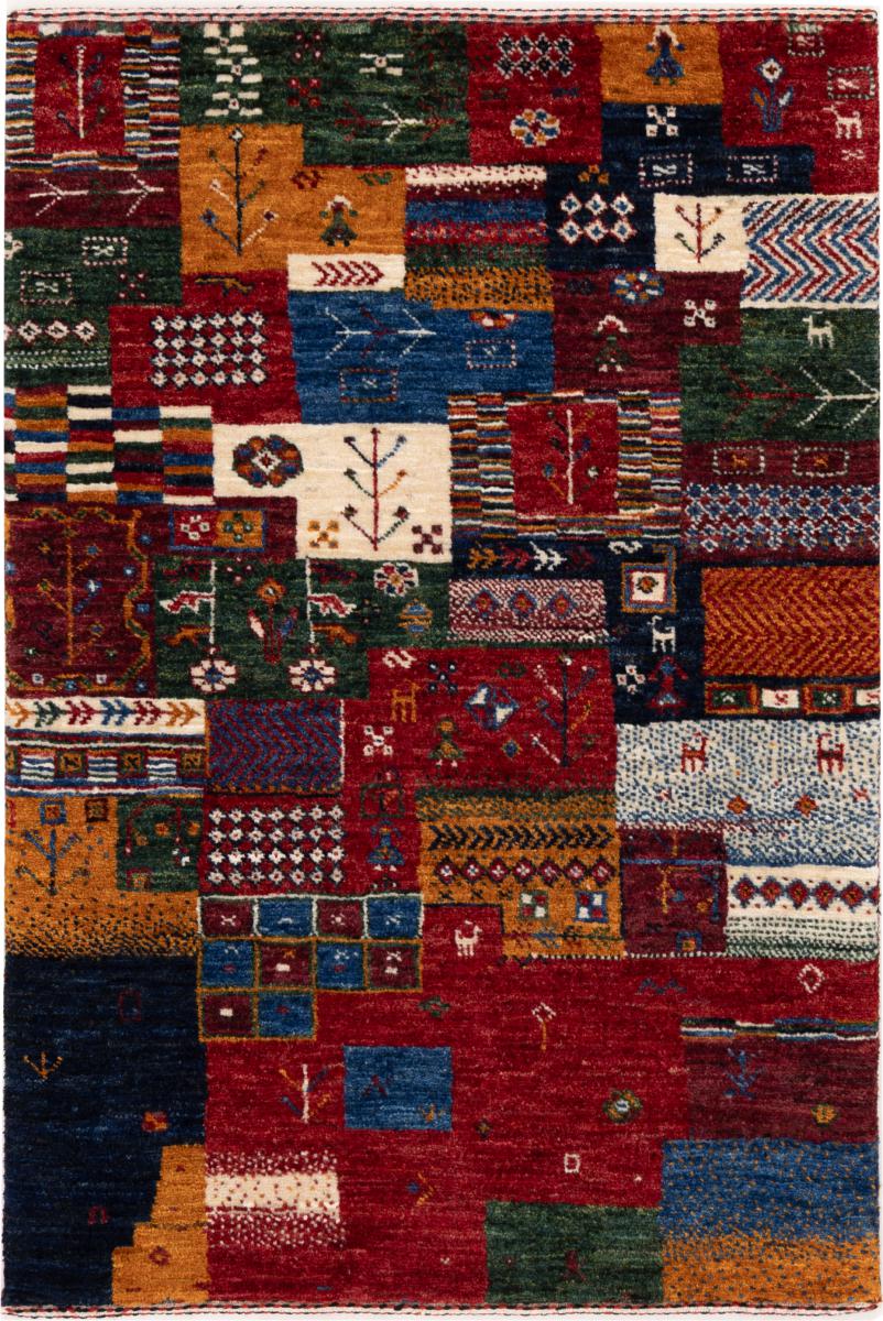 Perzisch tapijt Perzisch Gabbeh Loribaft Nowbaft 91x59 91x59, Perzisch tapijt Handgeknoopte