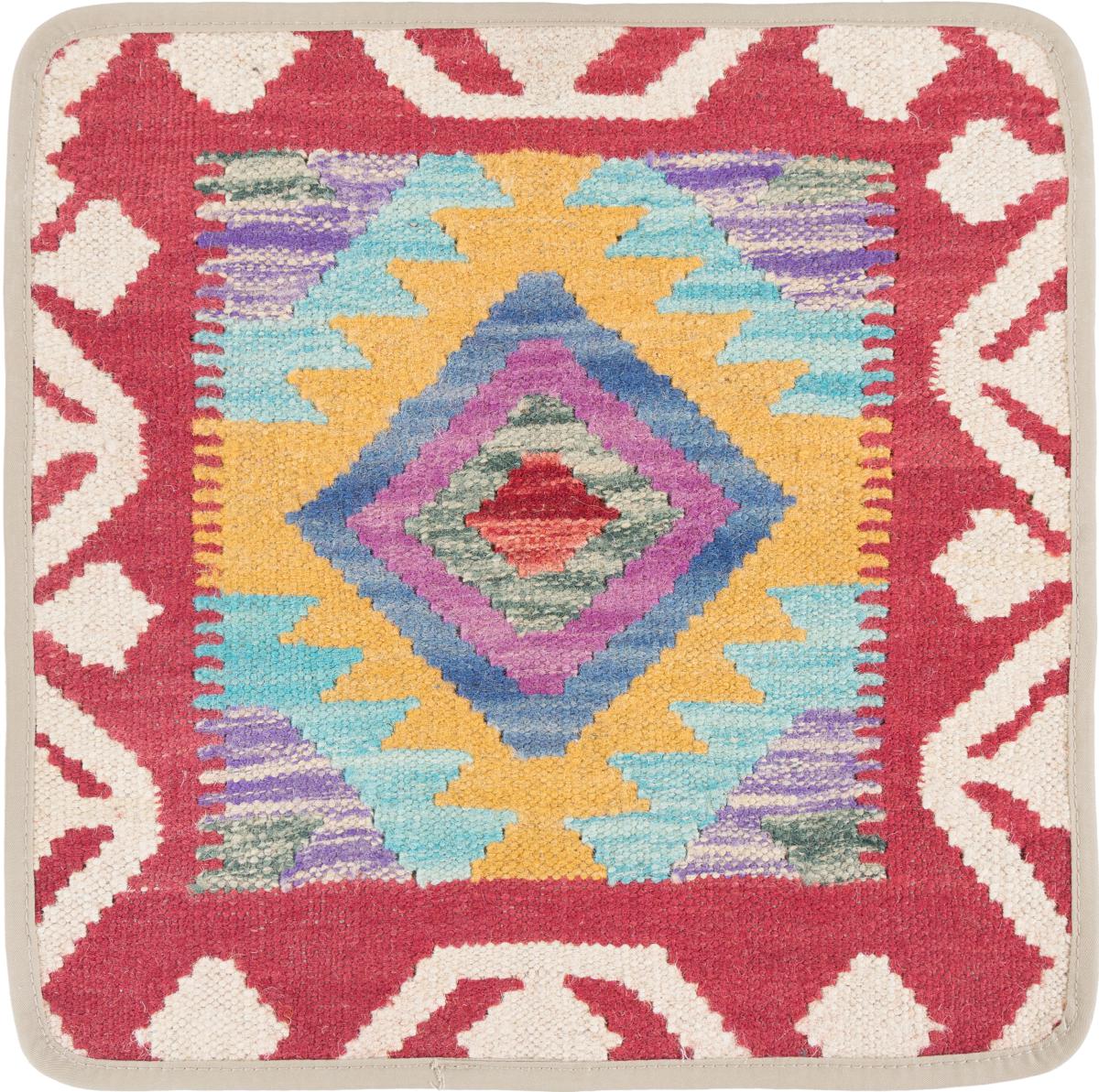 Tappeto Afgano Kilim Afghan Copricuscino 40x40 40x40, Tappeto persiano Annodato a mano