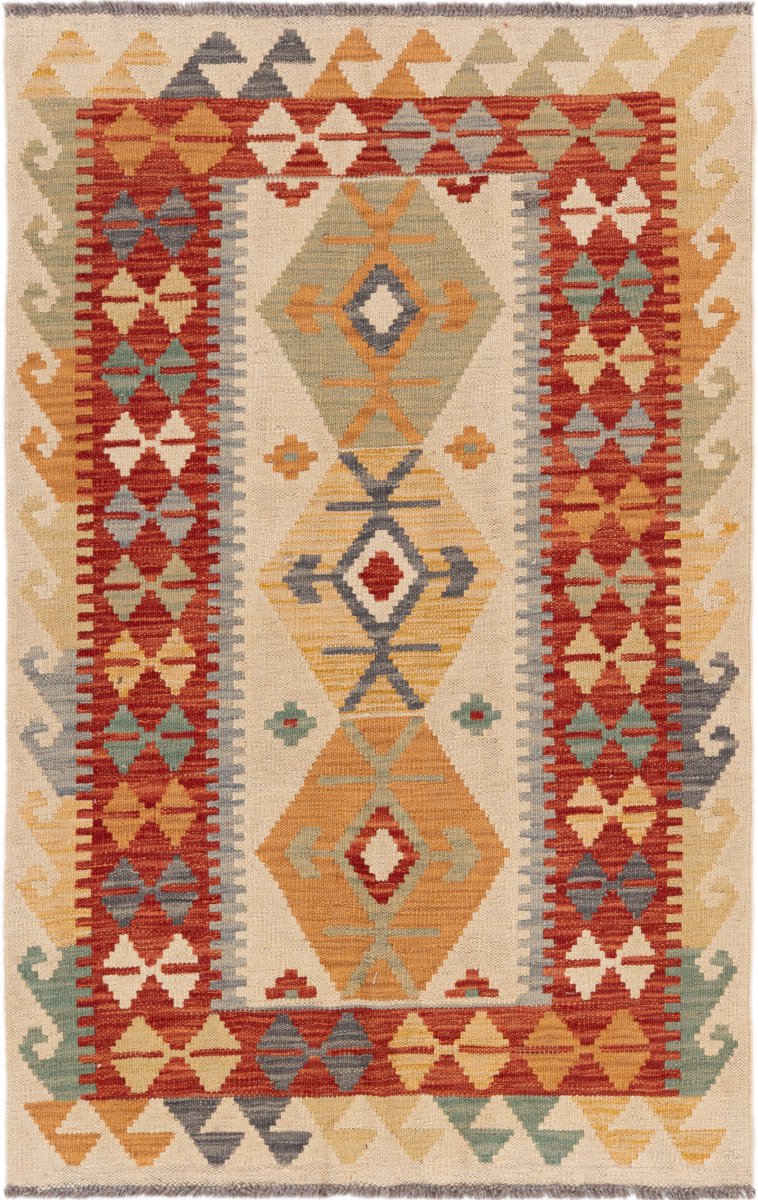 Tapete afegão Kilim Afegão 127x81 127x81, Tapete persa Tecido à mão