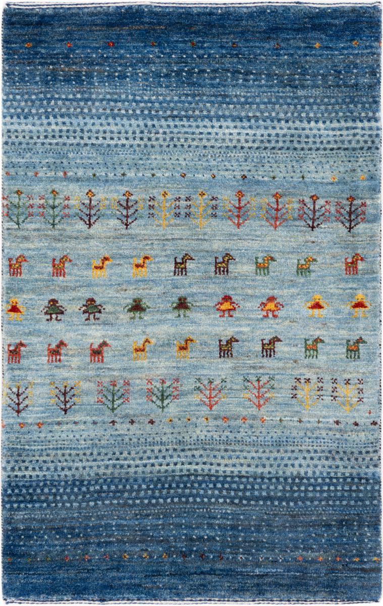 Tappeto persiano Persiano Gabbeh Loribaft Atelier 99x61 99x61, Tappeto persiano Annodato a mano
