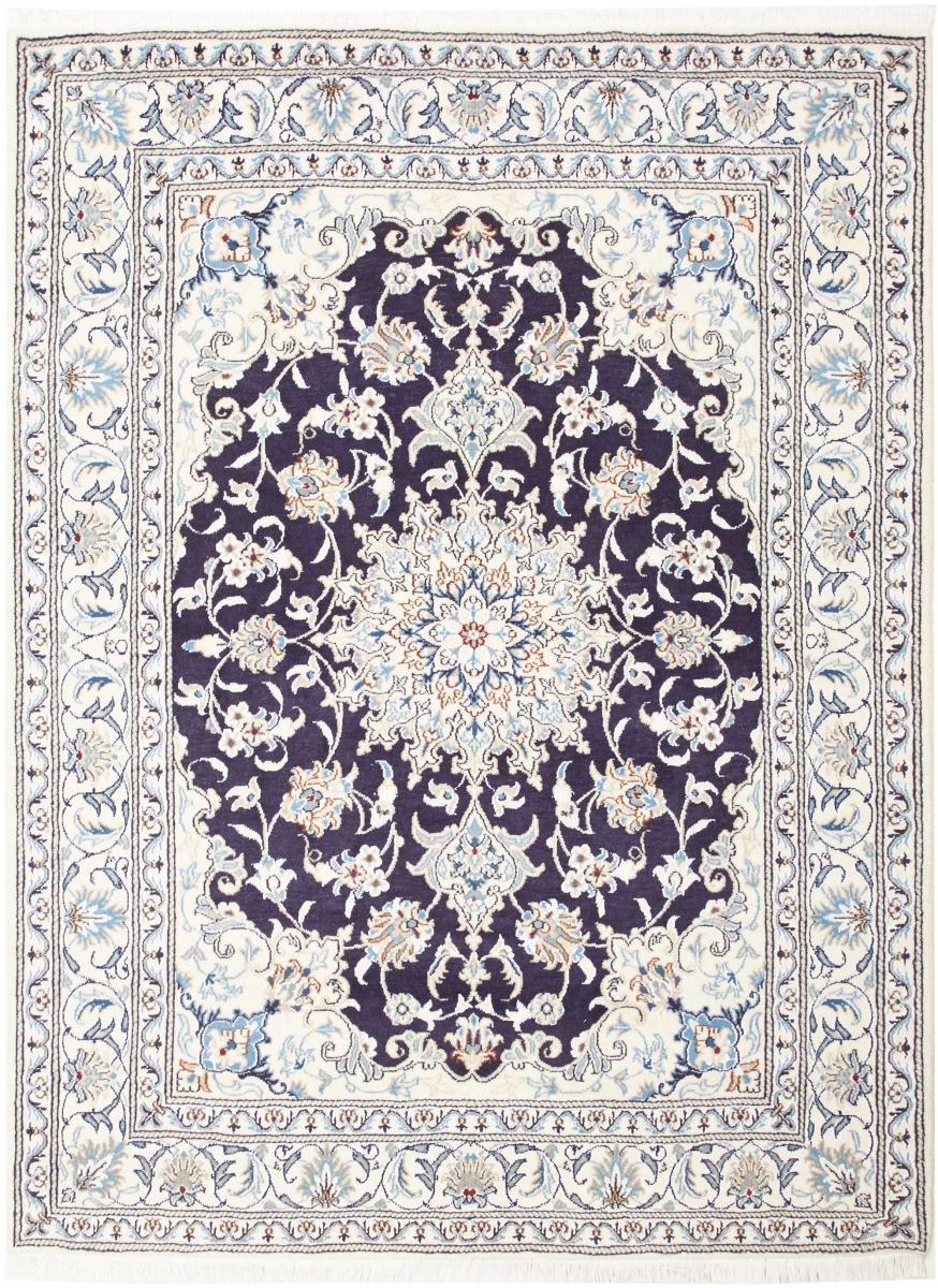 Tapis persan Naïn 203x151 203x151, Tapis persan Noué à la main