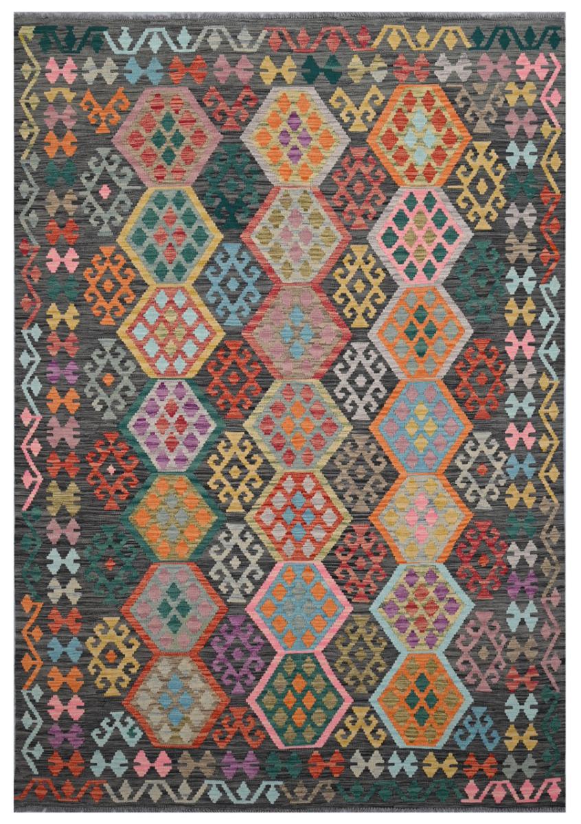 Alfombra afgana Kilim Afghan 295x196 295x196, Alfombra persa Tejido a mano