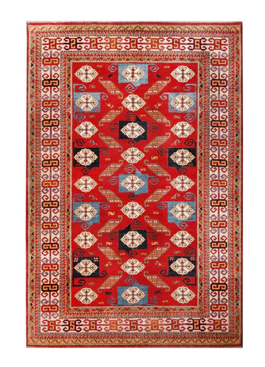 Tapis afghan Kazak Darya 235x169 235x169, Tapis persan Noué à la main
