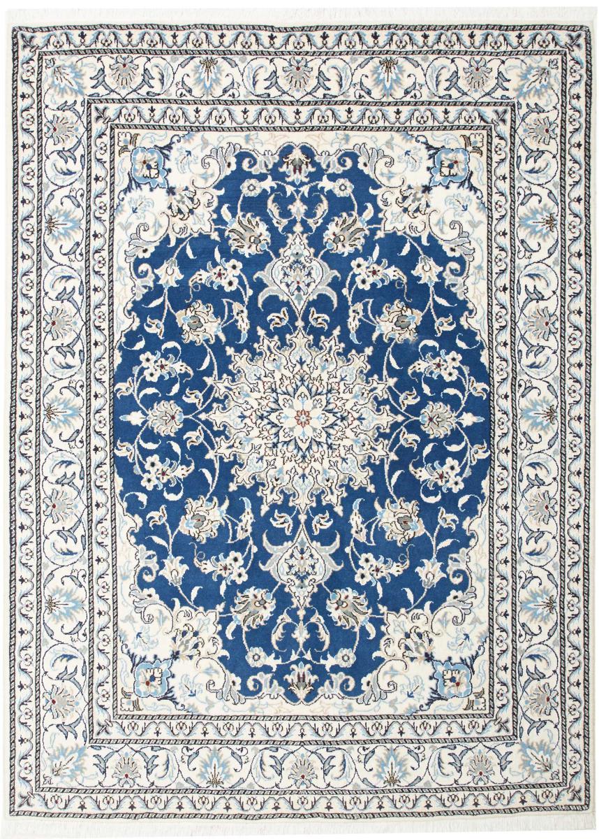 Tapis persan Naïn 206x151 206x151, Tapis persan Noué à la main