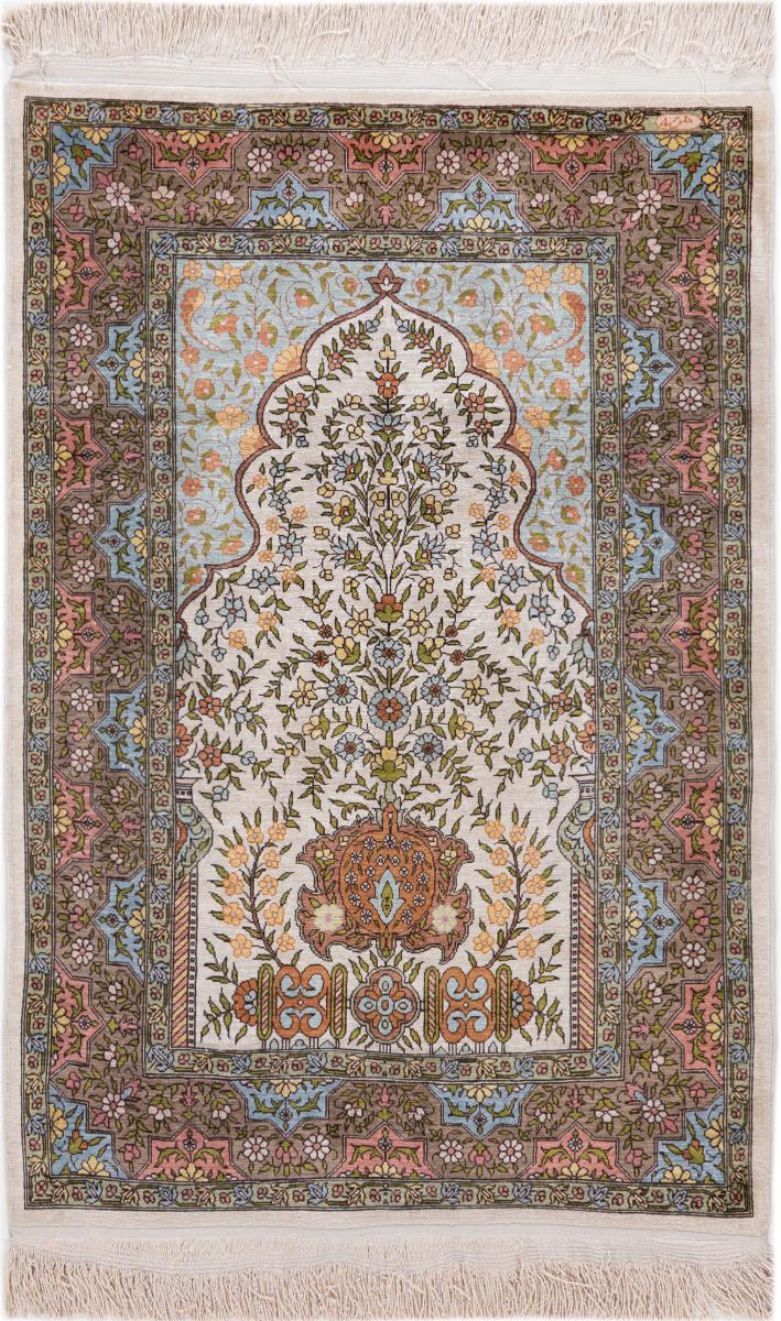  Hereke Silke Signerad 112x75 112x75, Persisk matta Handknuten