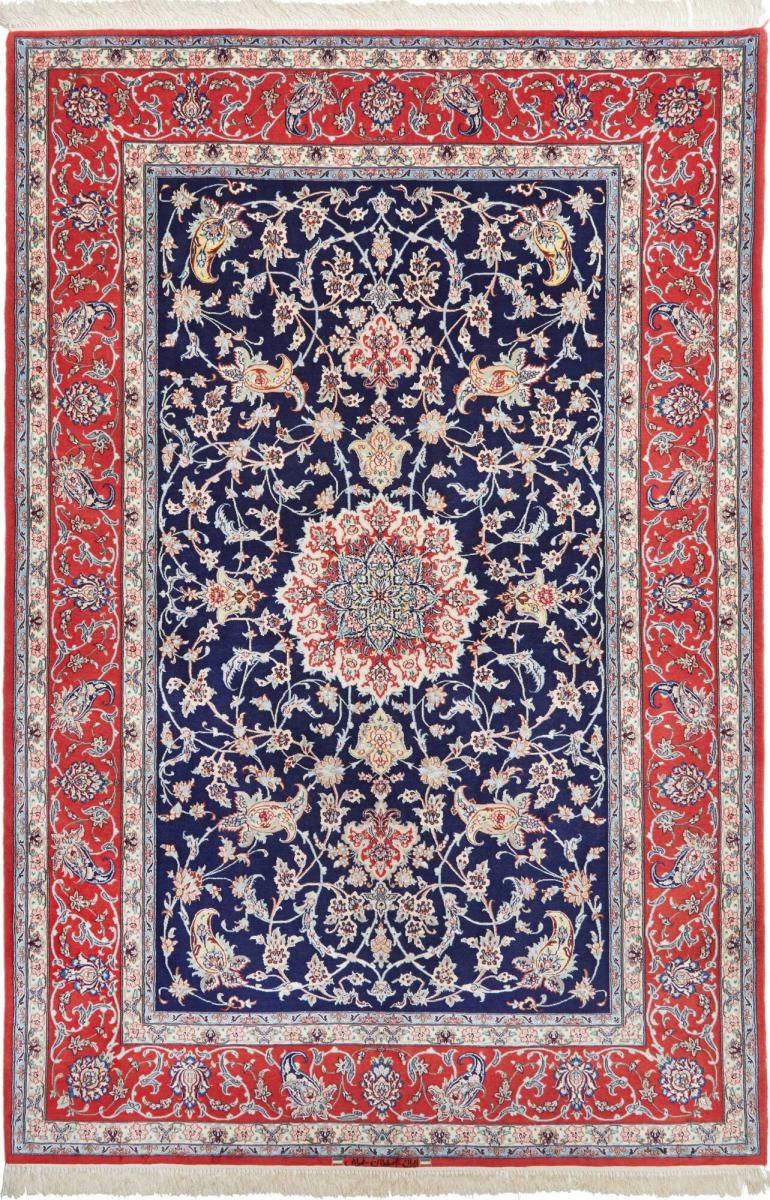 Perzisch tapijt Isfahan Zijden Pool 231x158 231x158, Perzisch tapijt Handgeknoopte