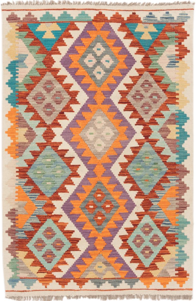 Tapete afegão Kilim Afegão 129x88 129x88, Tapete persa Tecido à mão