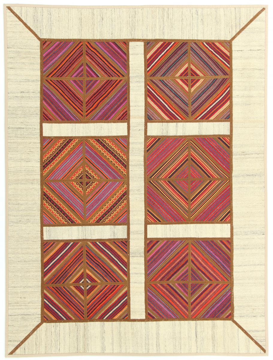 Perzsa szőnyeg Kilim Patchwork 199x151 199x151, Perzsa szőnyeg szőttesek