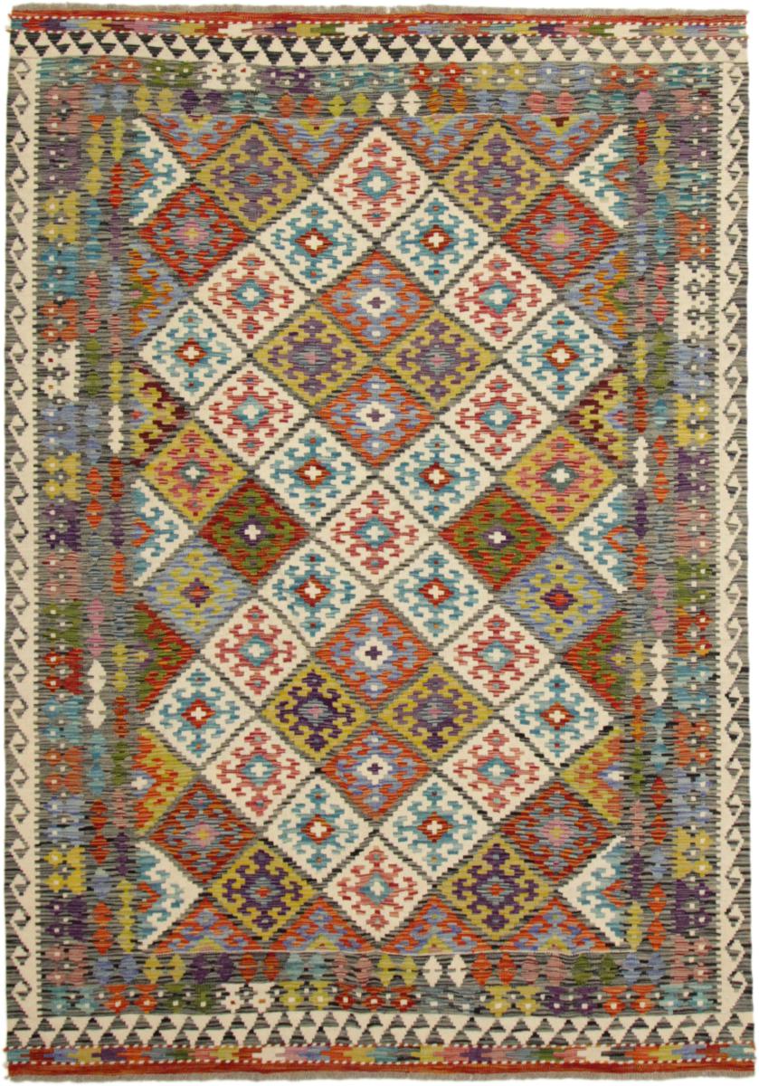 Αφγανικό χαλί Kelim Afghan 252x175 252x175, Περσικό χαλί Χειροποίητο υφαντό
