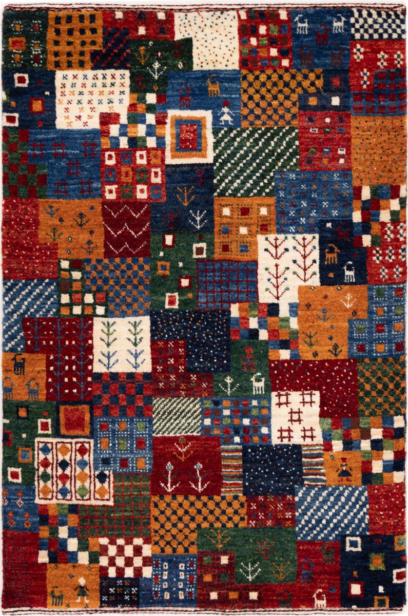 Perzisch tapijt Perzisch Gabbeh Loribaft Nowbaft 97x66 97x66, Perzisch tapijt Handgeknoopte