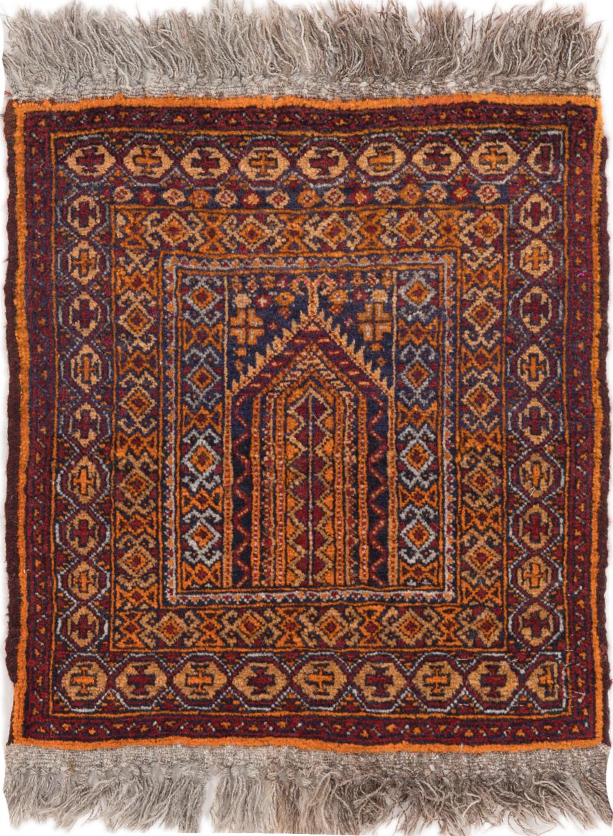Persian Rug Baluch Antique 53x50 53x50, Persian Rug Knotted by hand