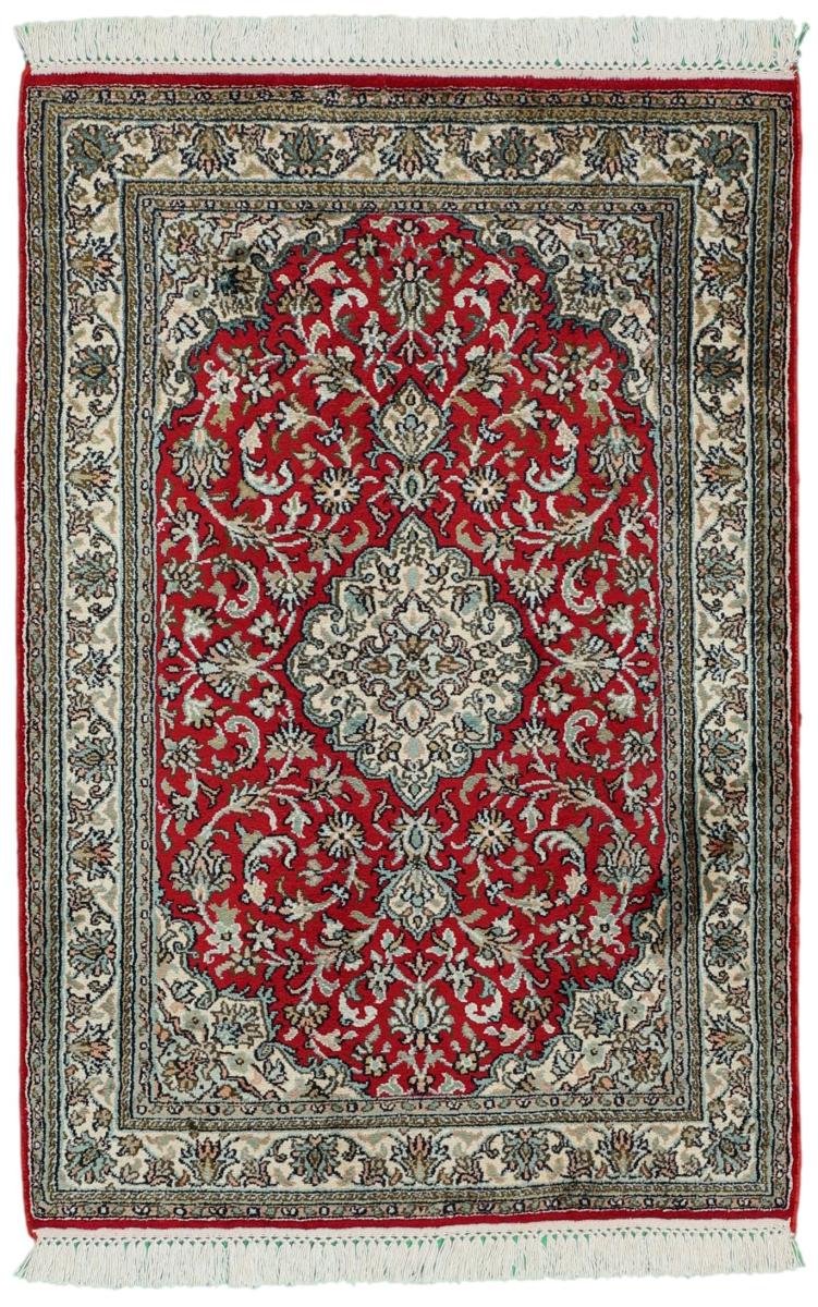 Indisk matta Kashmir Silke 94x66 94x66, Persisk matta Knuten för hand