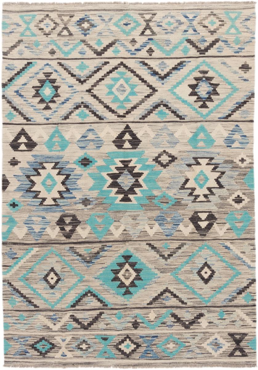 Tapete afegão Kilim Afegão 179x124 179x124, Tapete persa Tecido à mão