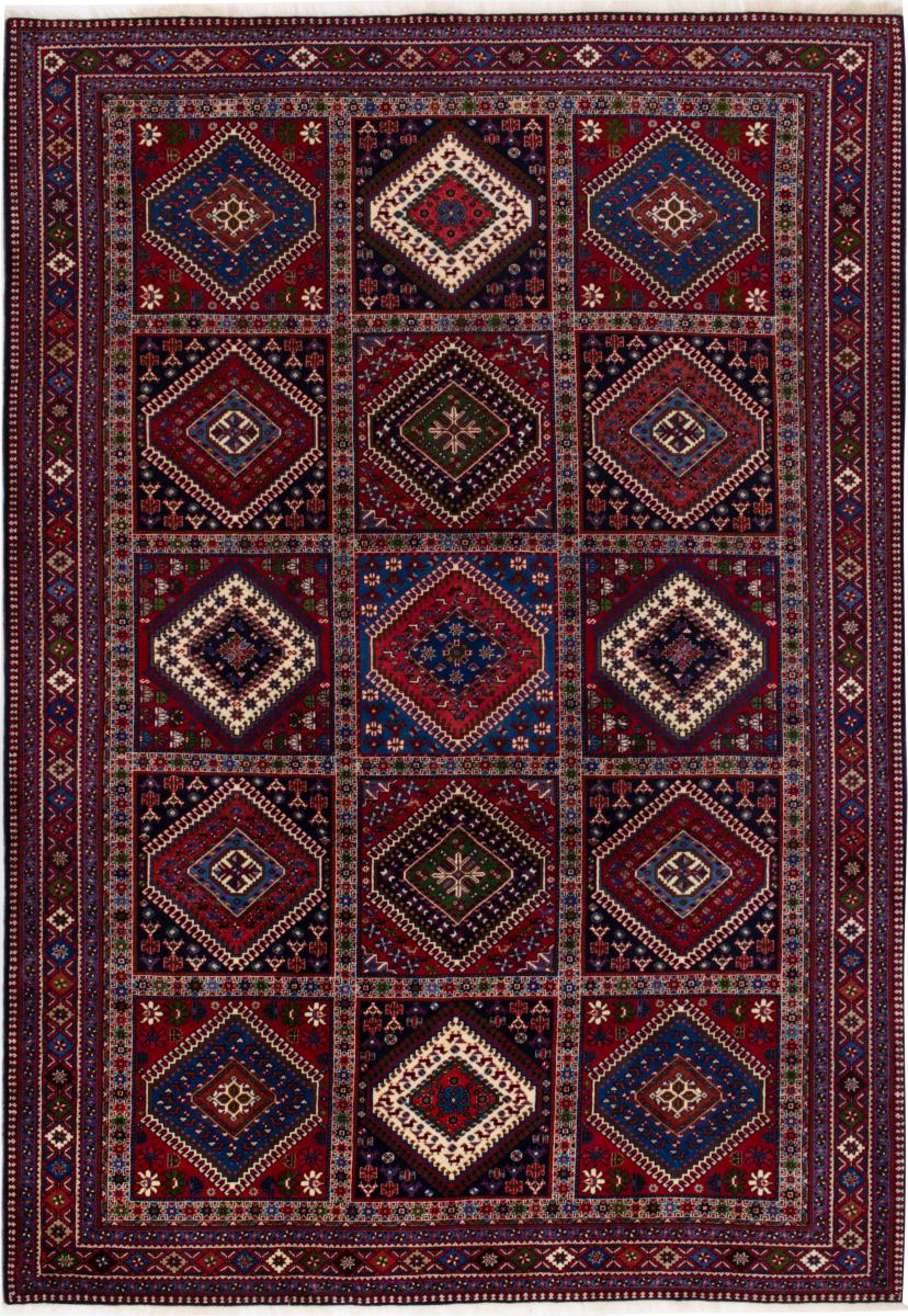 Tapis persan Aliabad 301x206 301x206, Tapis persan Noué à la main
