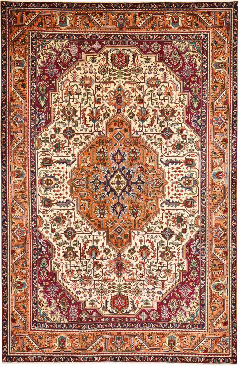 Persian Rug Tabriz 303x202 303x202, Persian Rug Knotted by hand