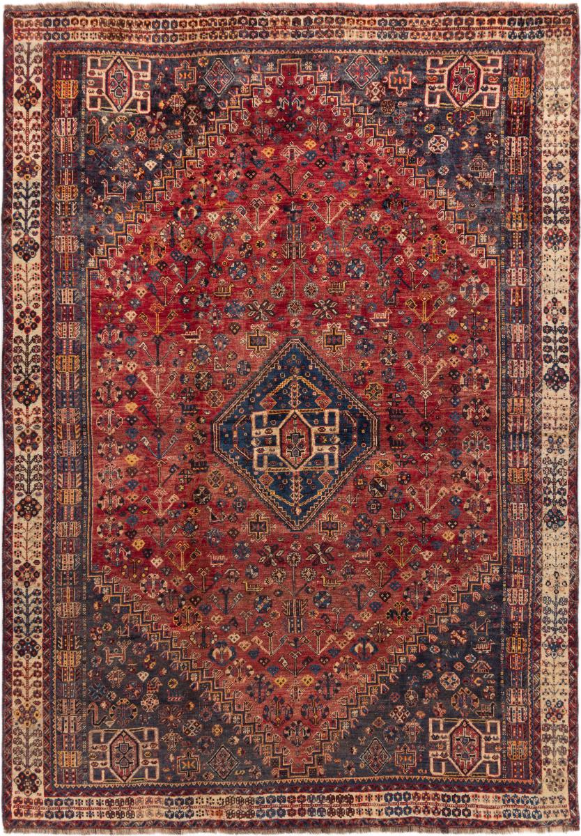 Περσικό χαλί Ghashghai παλαιός 313x217 313x217, Περσικό χαλί Οι κόμποι έγιναν με το χέρι